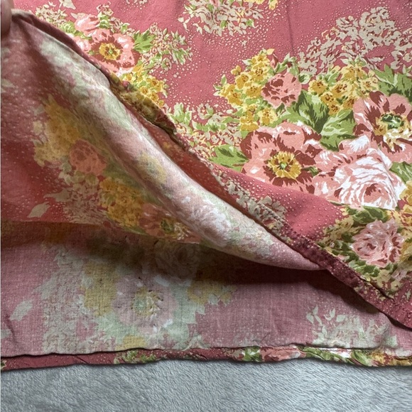 Auguste the Label Bonnie Beachside Floral Peach Pink Yellow Green Mini Dress 4 - Picture 9 of 16